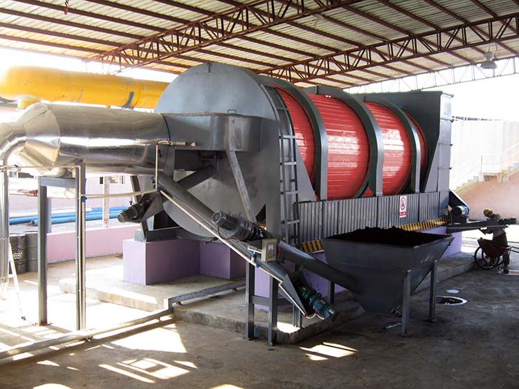 真節(jié)能食用菌渣烘干機