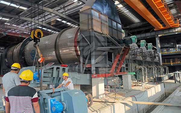 紅薯渣烘干機安裝現(xiàn)場 紅薯渣烘干機安裝現(xiàn)場