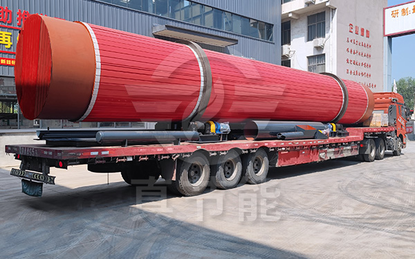 單筒啤酒糟烘干設備運輸現場 單筒啤酒糟烘干設備運輸現場