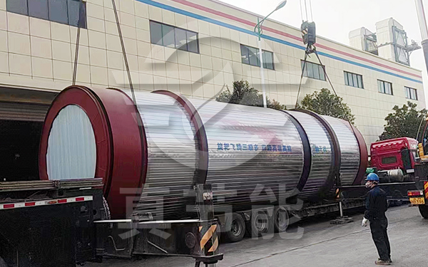 甘蔗渣烘干設備吊裝現場 甘蔗渣烘干設備吊裝現場