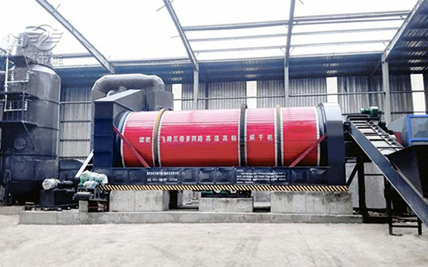 藥渣烘干機運行現場 藥渣烘干機運行現場