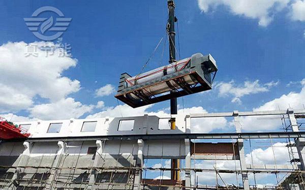 酒糟烘干設備吊裝現場 酒糟烘干設備吊裝現場