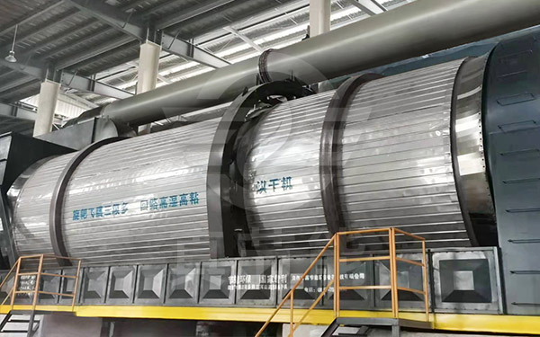 糟渣烘干機運行現場 糟渣烘干機運行現場